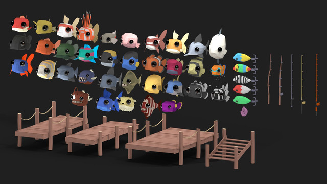 3D Cute Fish