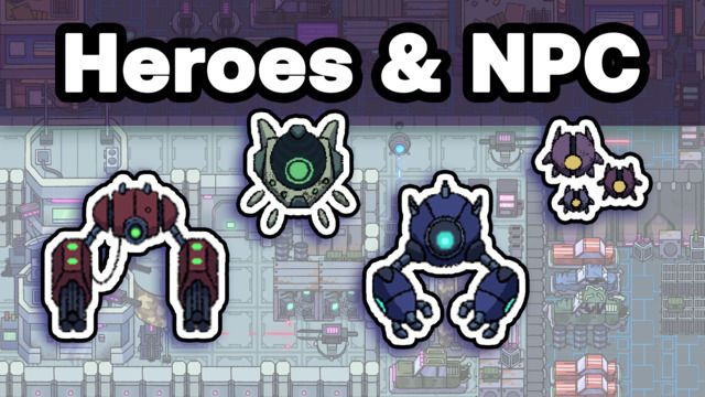 Screenshot of Cyberpunk Neon World Heroes and NPC