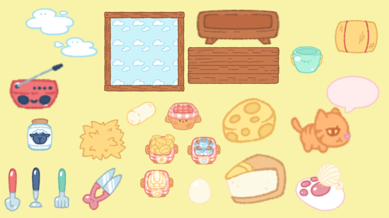 Produce Farm Barn Animals