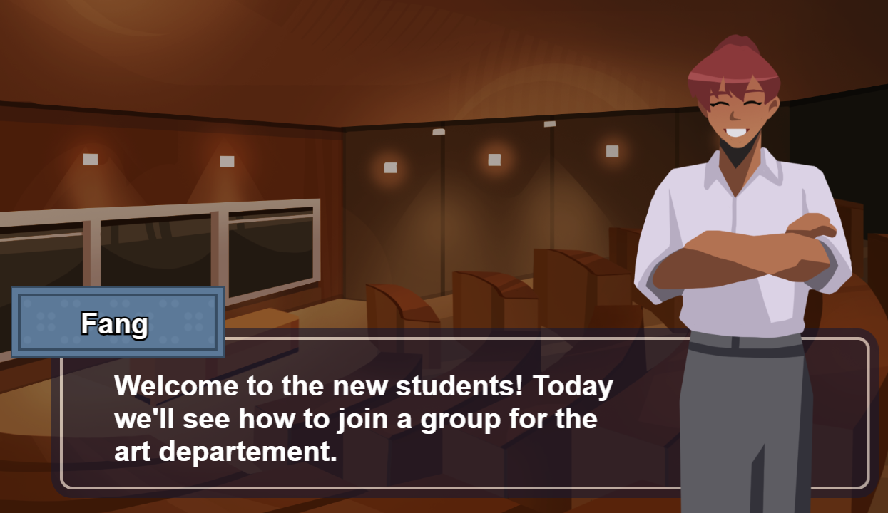 Visual novel - University