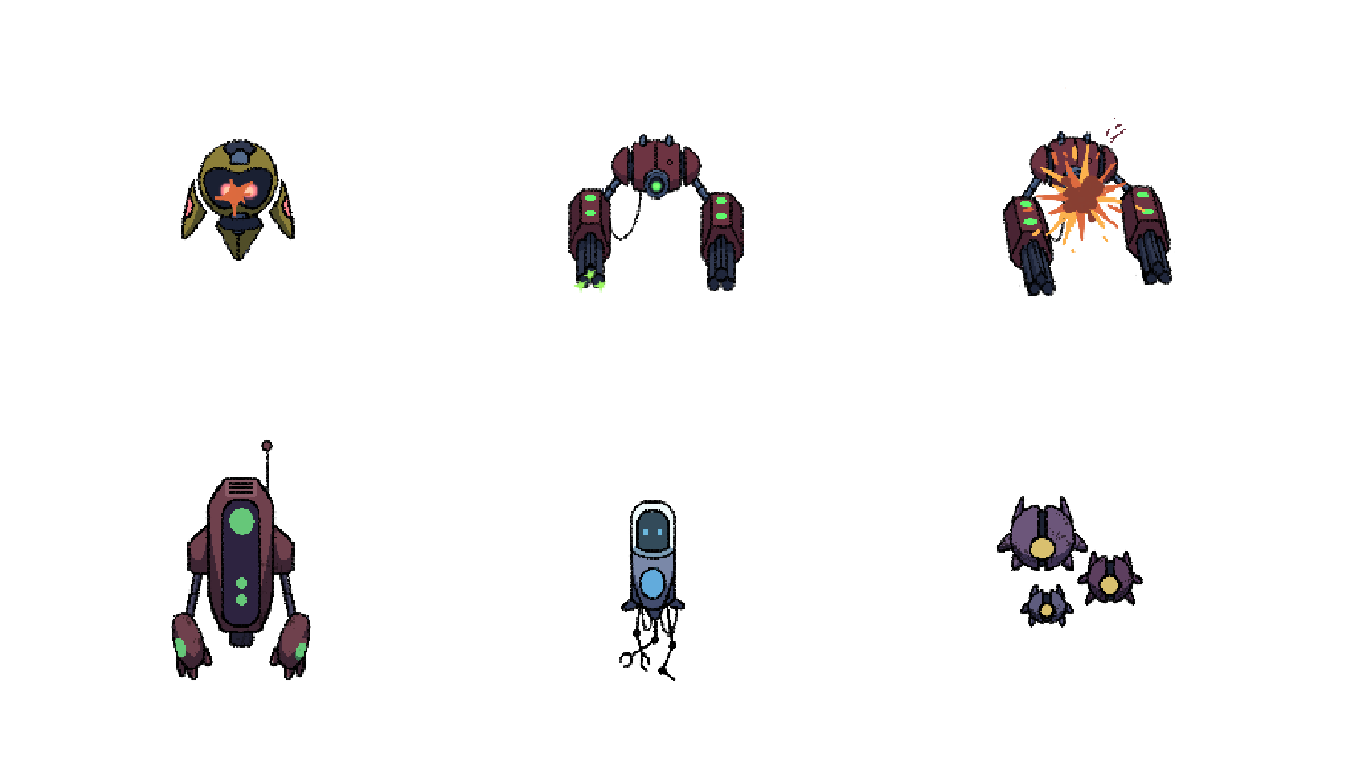 Cyberpunk Neon World Heroes and NPC
