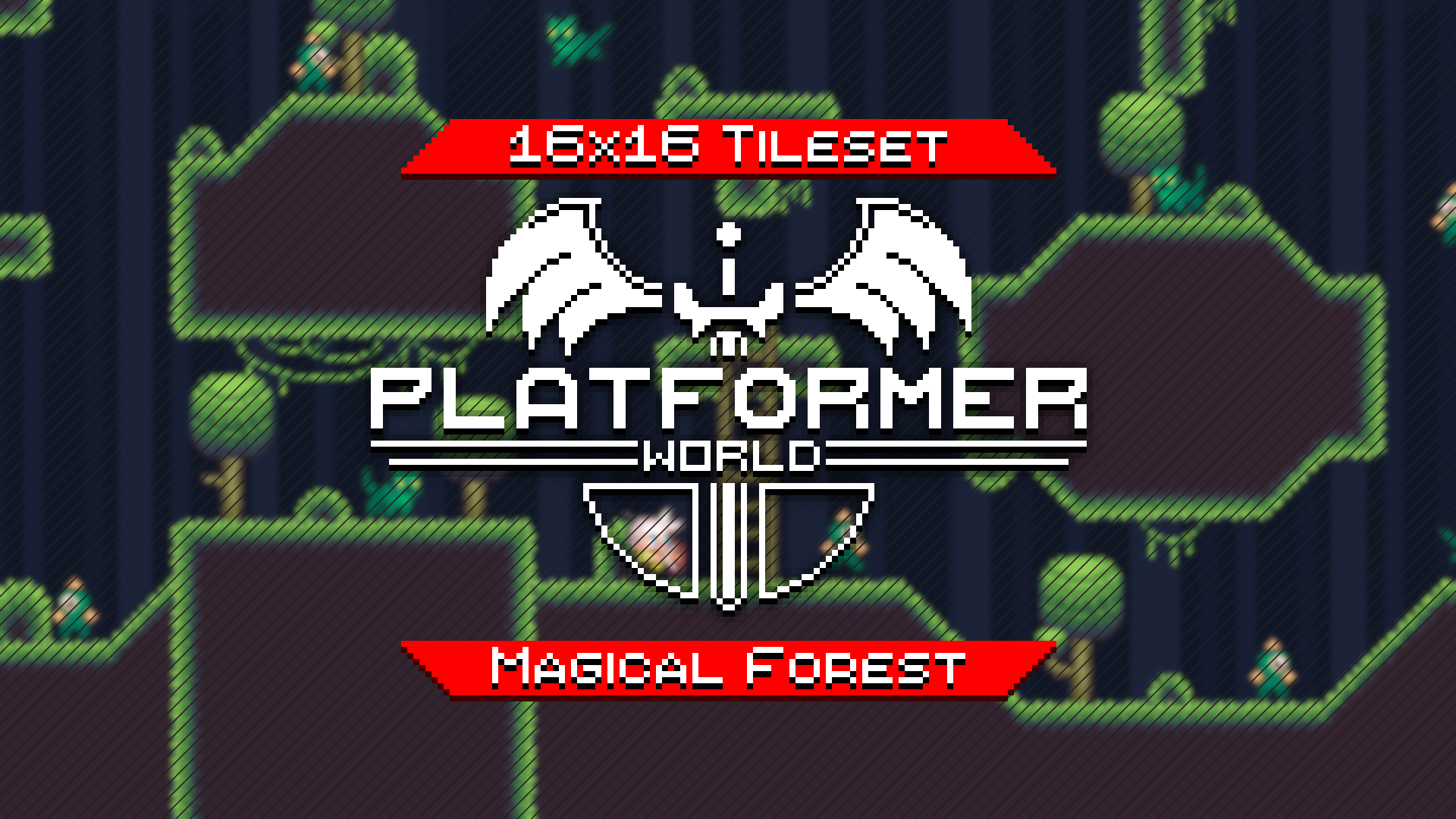Platformer World Magical Forest