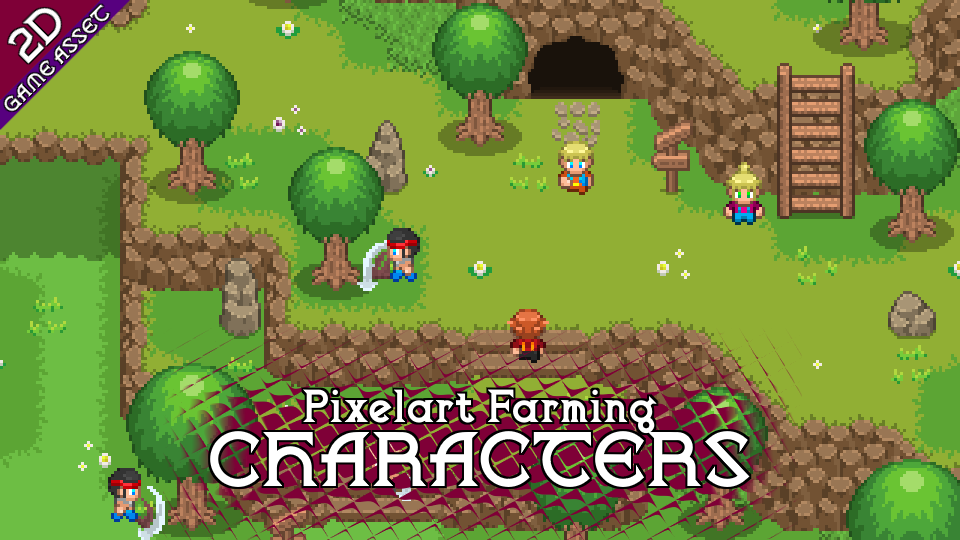 Screenshot of Farming Character Sprites