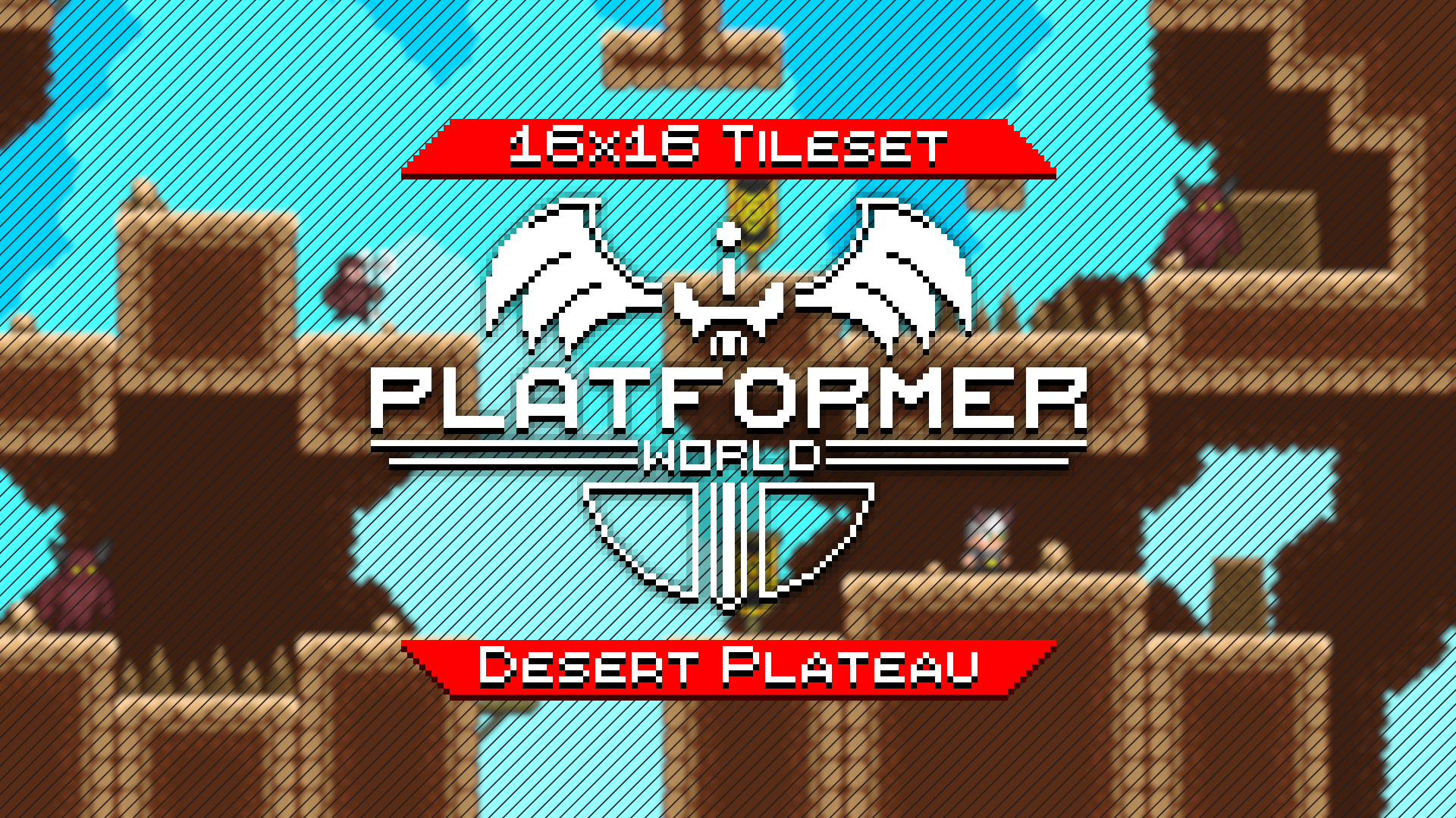 Platformer World Desert Plateau