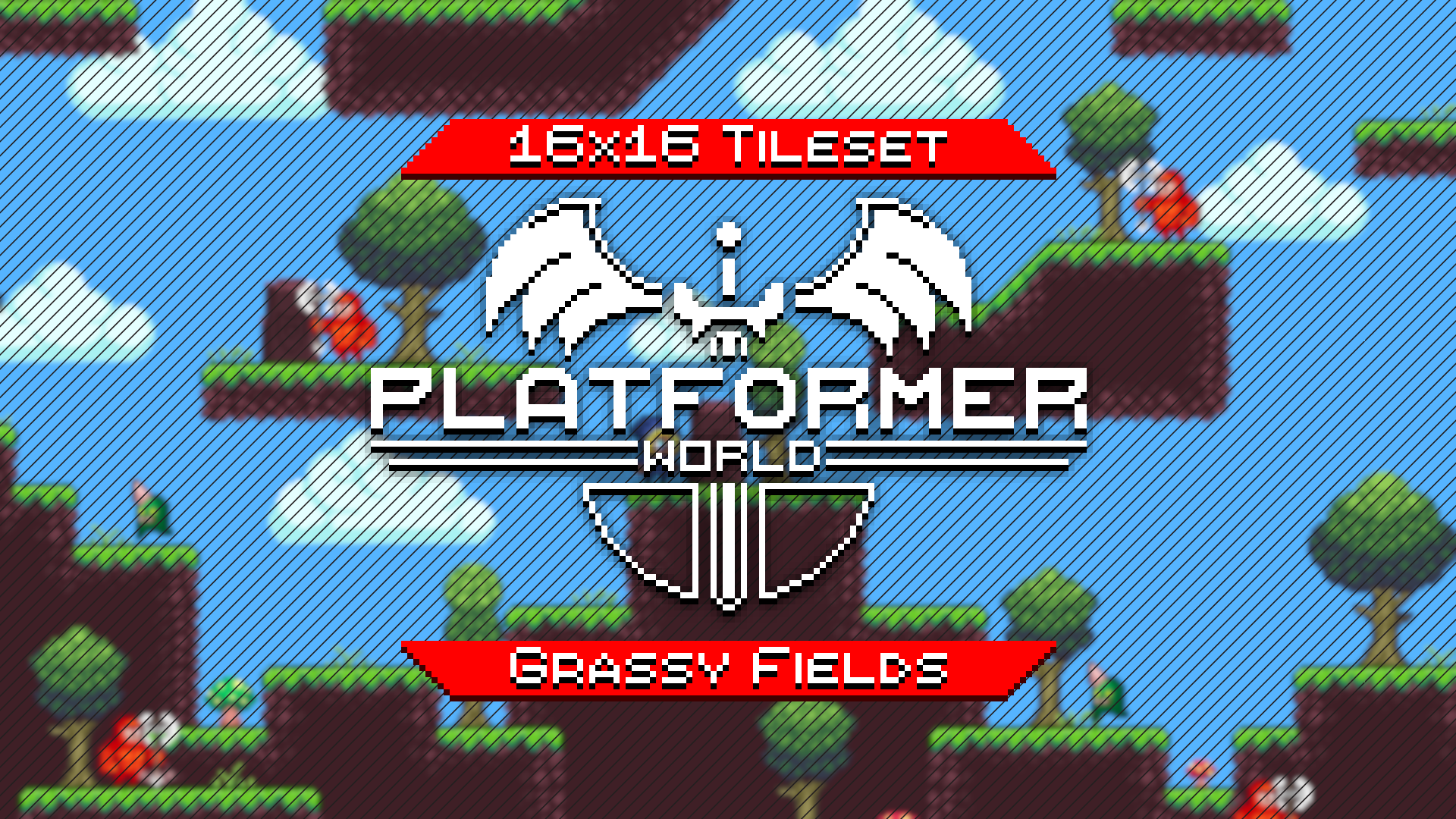 Platformer World Grassy Fields