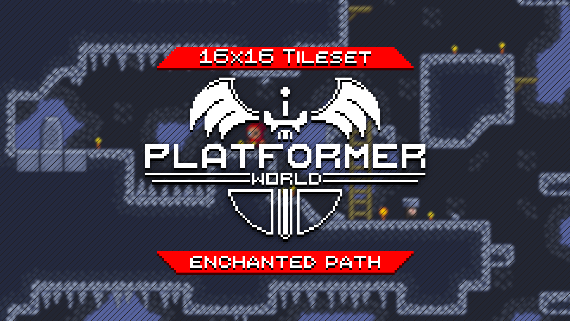 Platformer World Enchanted Pathways