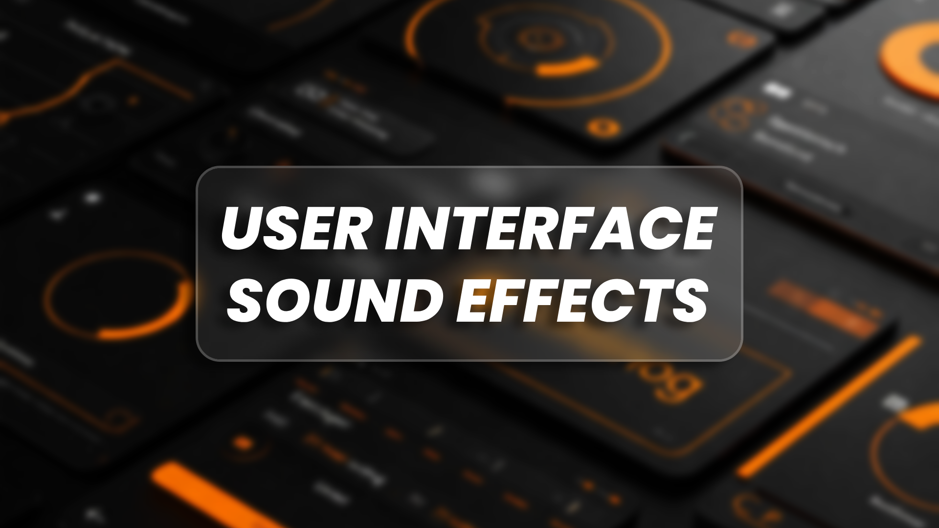 User Interface Sound Effects